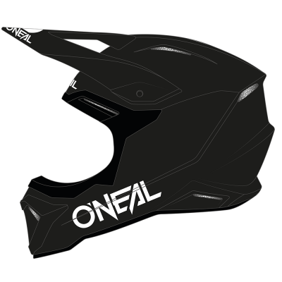 Παιδικό κράνος motocross O'NEAL 1SERIES SOLID ΜΑΥΡΟ V.24